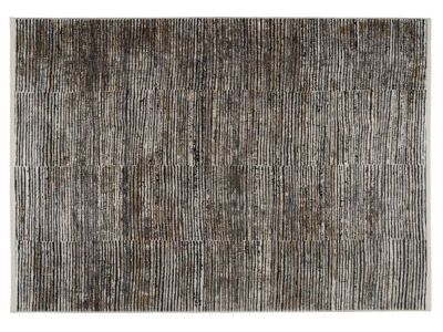 Musterring Deluxe Collection Teppich Colorado - Maße 80x150 cm - Colorado Flower grau-schwarz - IMP10-603